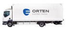 Seit 9 Monaten praxisbewährt - ORTEN E 120 LF - 100% elektrisch mit Kofferaufbau und Ladebordwand